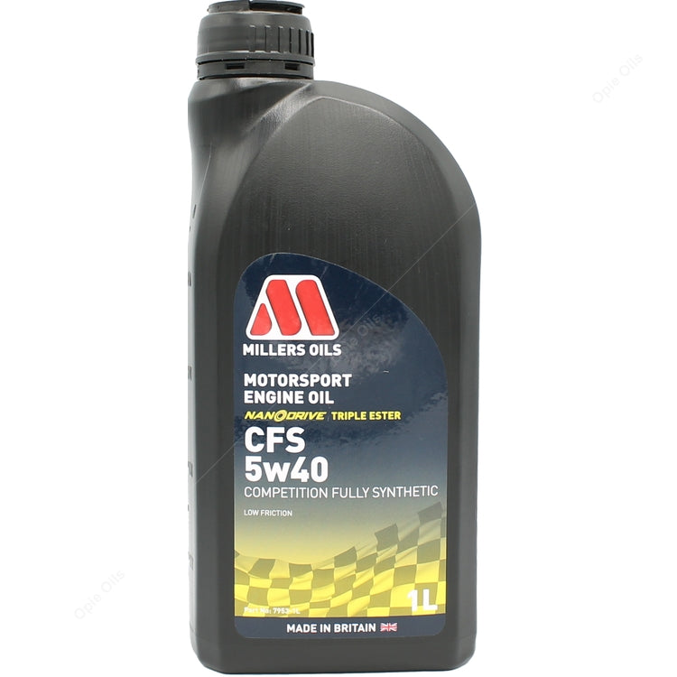 Millers Oils Motorsport CFS 5w-40 Nanodrive Fully Synthetic Engine Oil