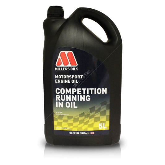 Millers Motorsport Competition Running In Oil