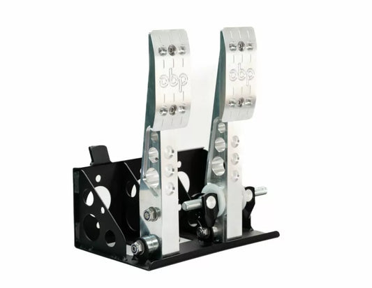 OBP Pro-Race V2 Floor Mounted Bulkhead Fit 2 Pedal System (Brake & Clutch)