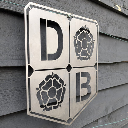 David Brown tractor logo. Garden ornament, shed sign, man cave logo.