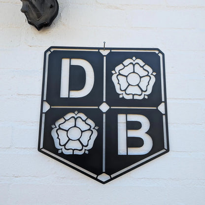 David Brown tractor logo. Garden ornament, shed sign, man cave logo.