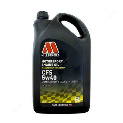 Millers Oils Motorsport CFS 5w-40 Nanodrive Fully Synthetic Engine Oil